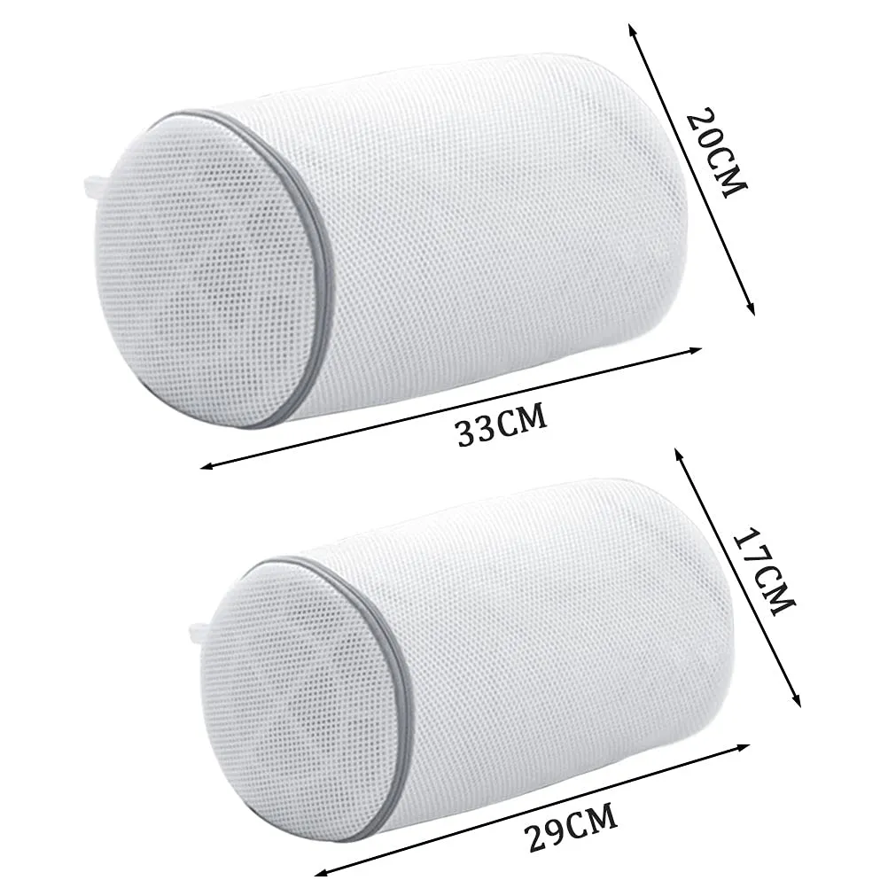 2 Pcs Shoe Washing Machine Bag, Laundry Shoes Bag Dryer Door Shoe Net for Delicates Trainers Socks Bras