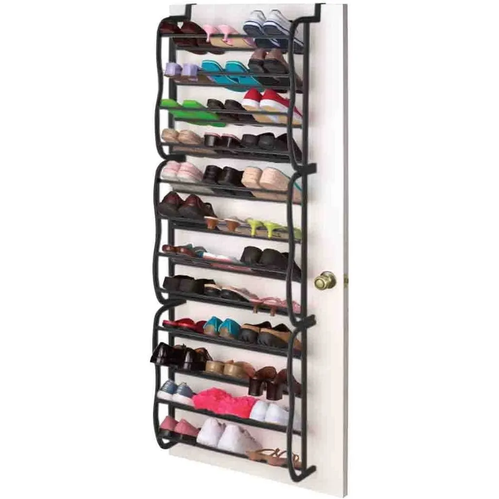36-Pair: Sunbeam Over the Door Shoe Rack