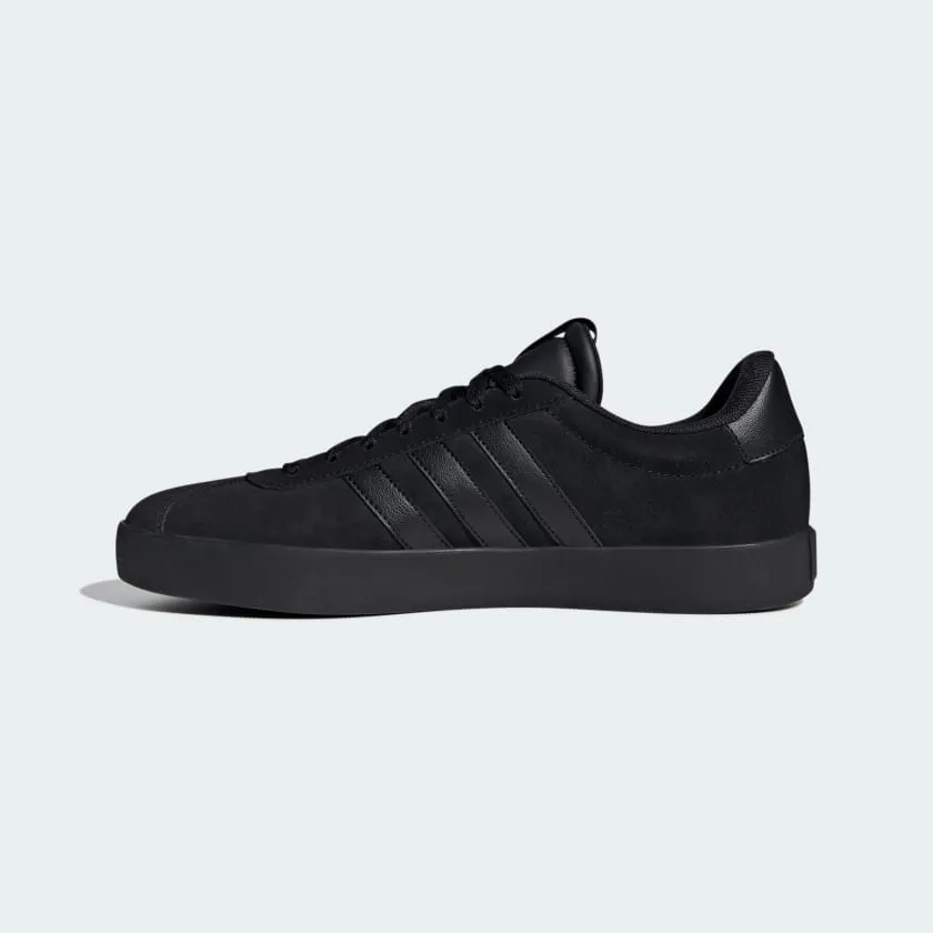 ADIDAS MEN'S VL COURT 3.0 TRIPLE BLACK SNEAKER SHOES