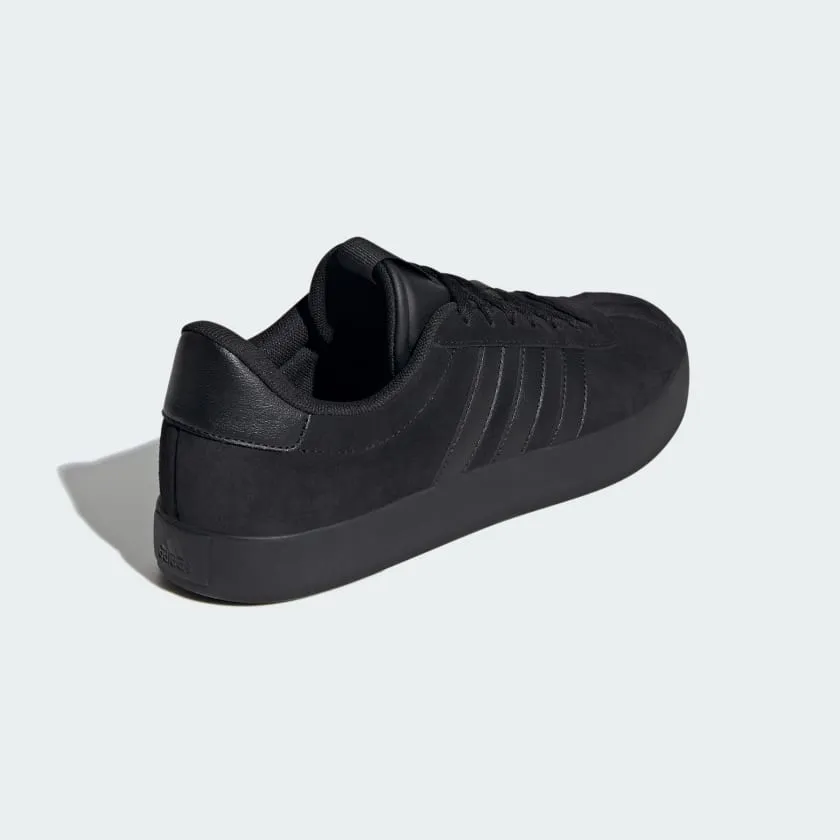 ADIDAS MEN'S VL COURT 3.0 TRIPLE BLACK SNEAKER SHOES