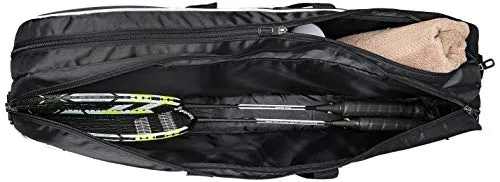Amazon Brand - Solimo Badminton Kit Bag, Rapid, Black