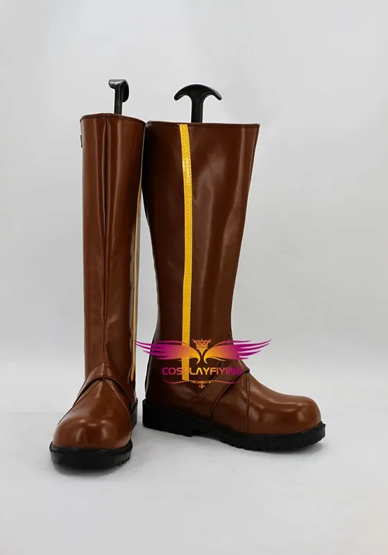 Anime RWBY Yellow Trailer Yang Xiao Long Cosplay Shoes Boots Custom Made for Adult Men and Women Halloween Carnival