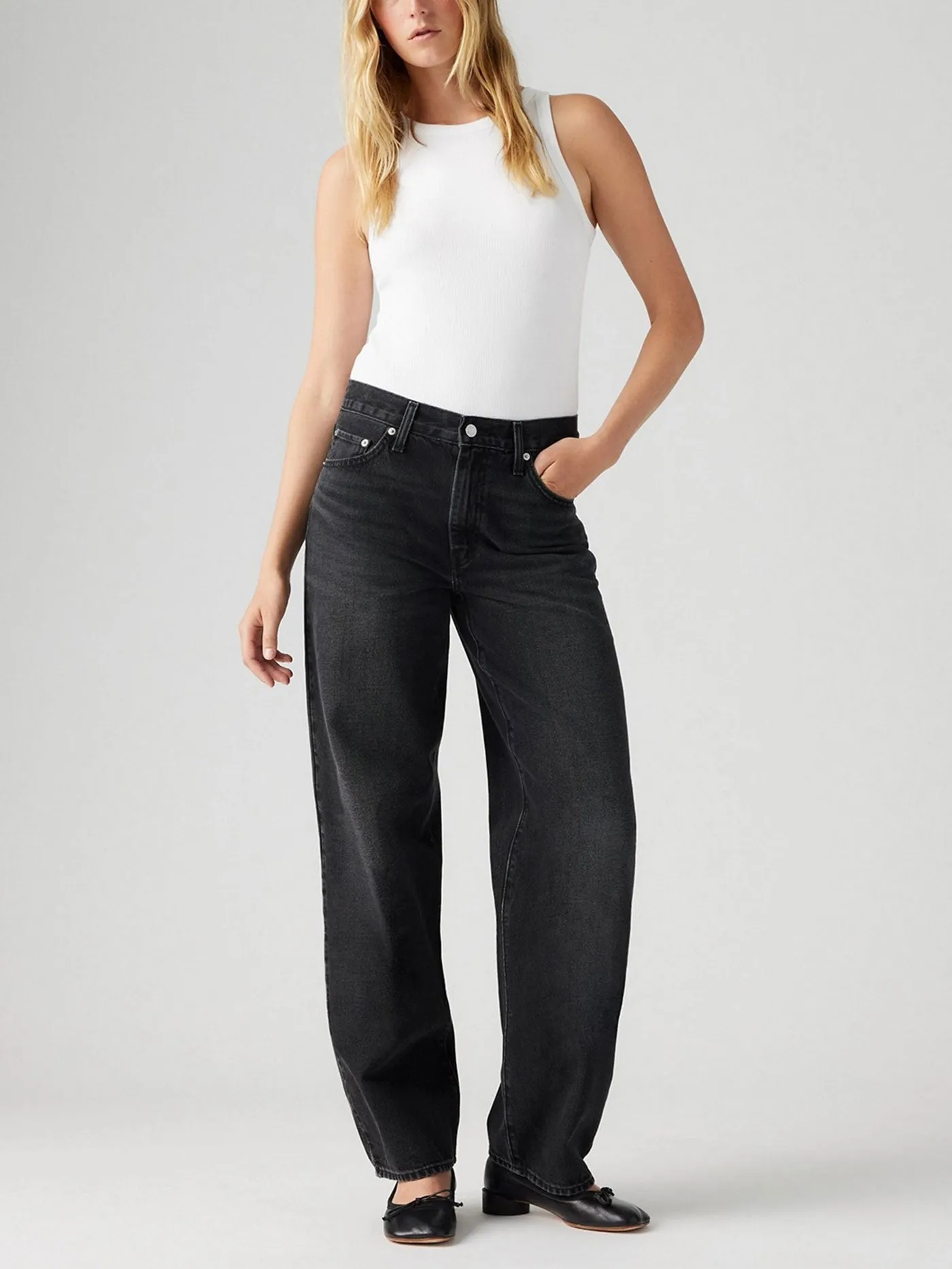 Baggy Dad Shrink Up Jeans