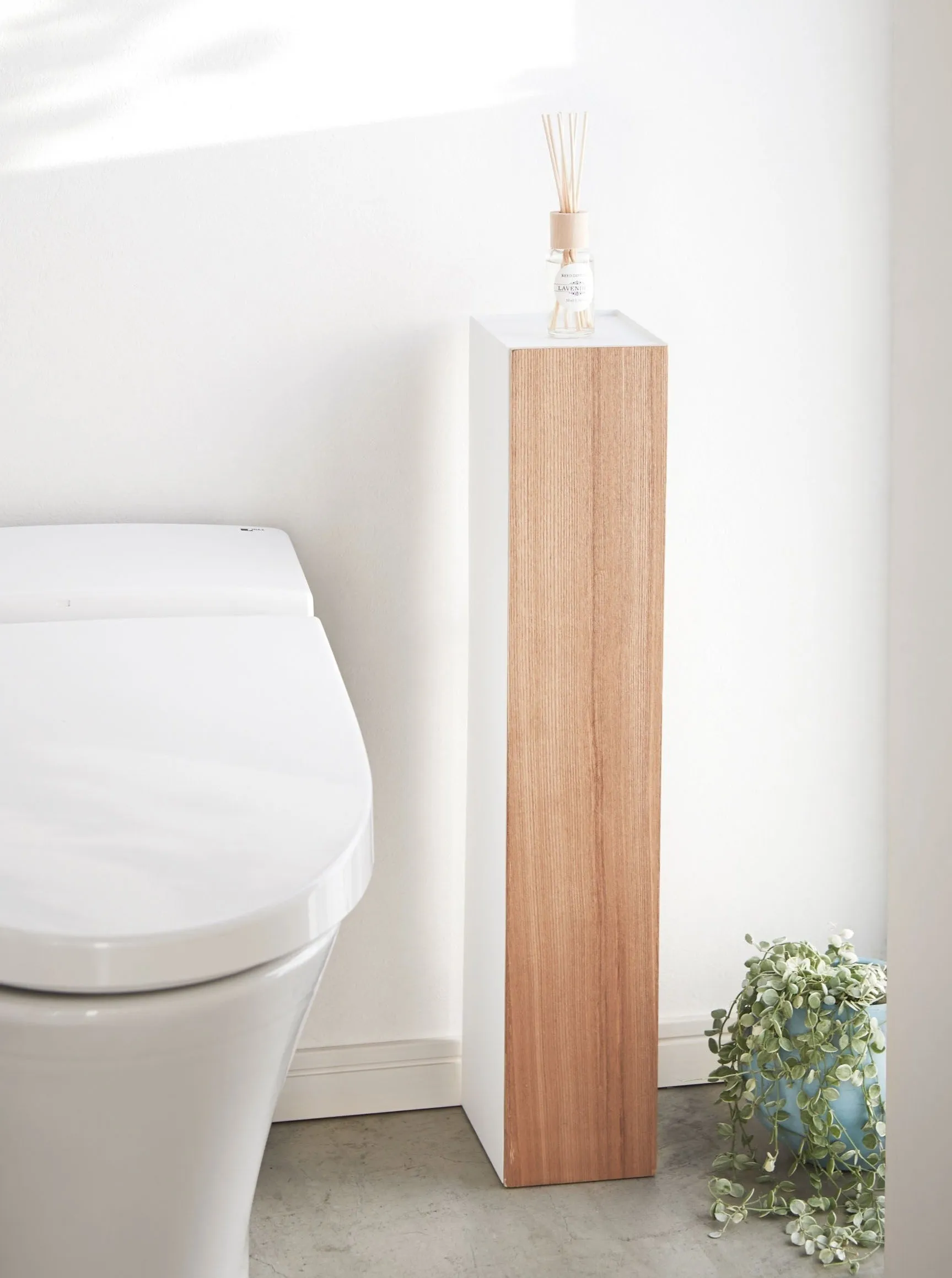 Bathroom Organizer - Steel   Wood