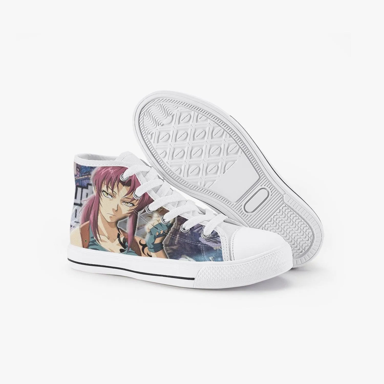 Black Lagoon Kid’s A-Star High Anime Shoes