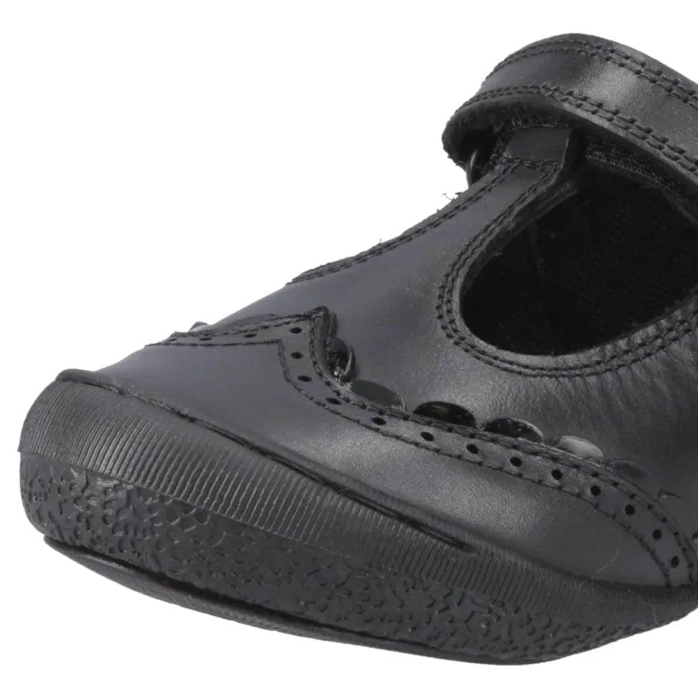 Black Mabel Infant School Shoes