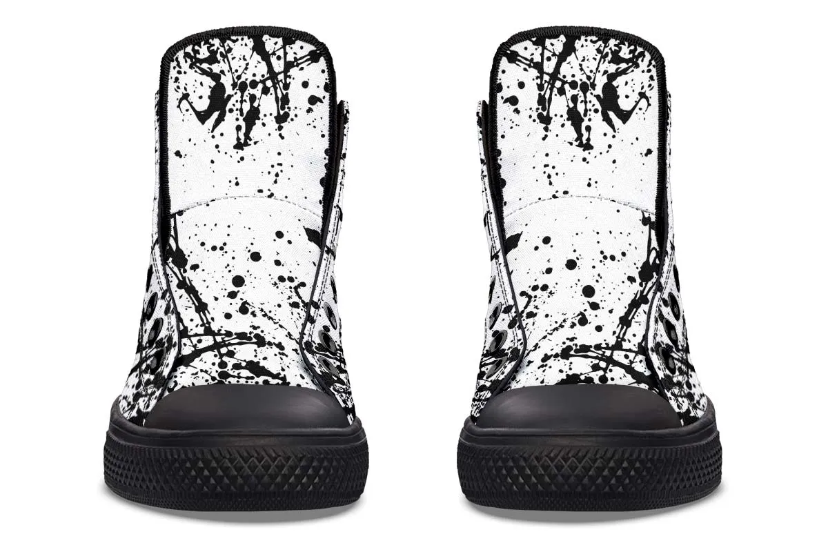 Black Splat Musical Note