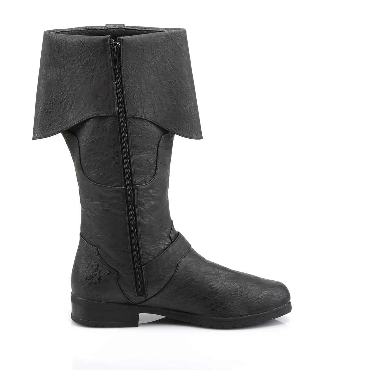CARRIBEAN-299 Funtasma Blk Distressed Pu Shoes
