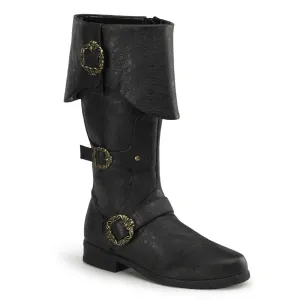 CARRIBEAN-299 Funtasma Blk Distressed Pu Shoes