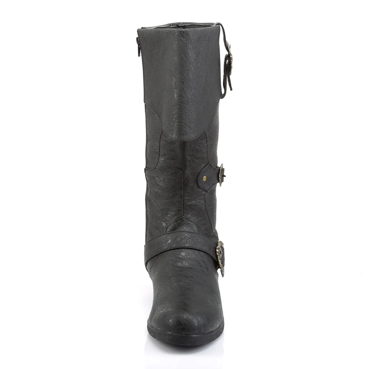 CARRIBEAN-299 Funtasma Blk Distressed Pu Shoes