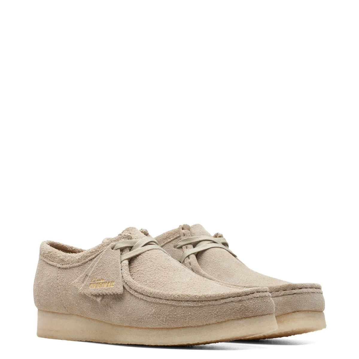Clarks - Scarpa Wallabee Pale Grey Suede - 26175711 - PALE/GREY/SDE