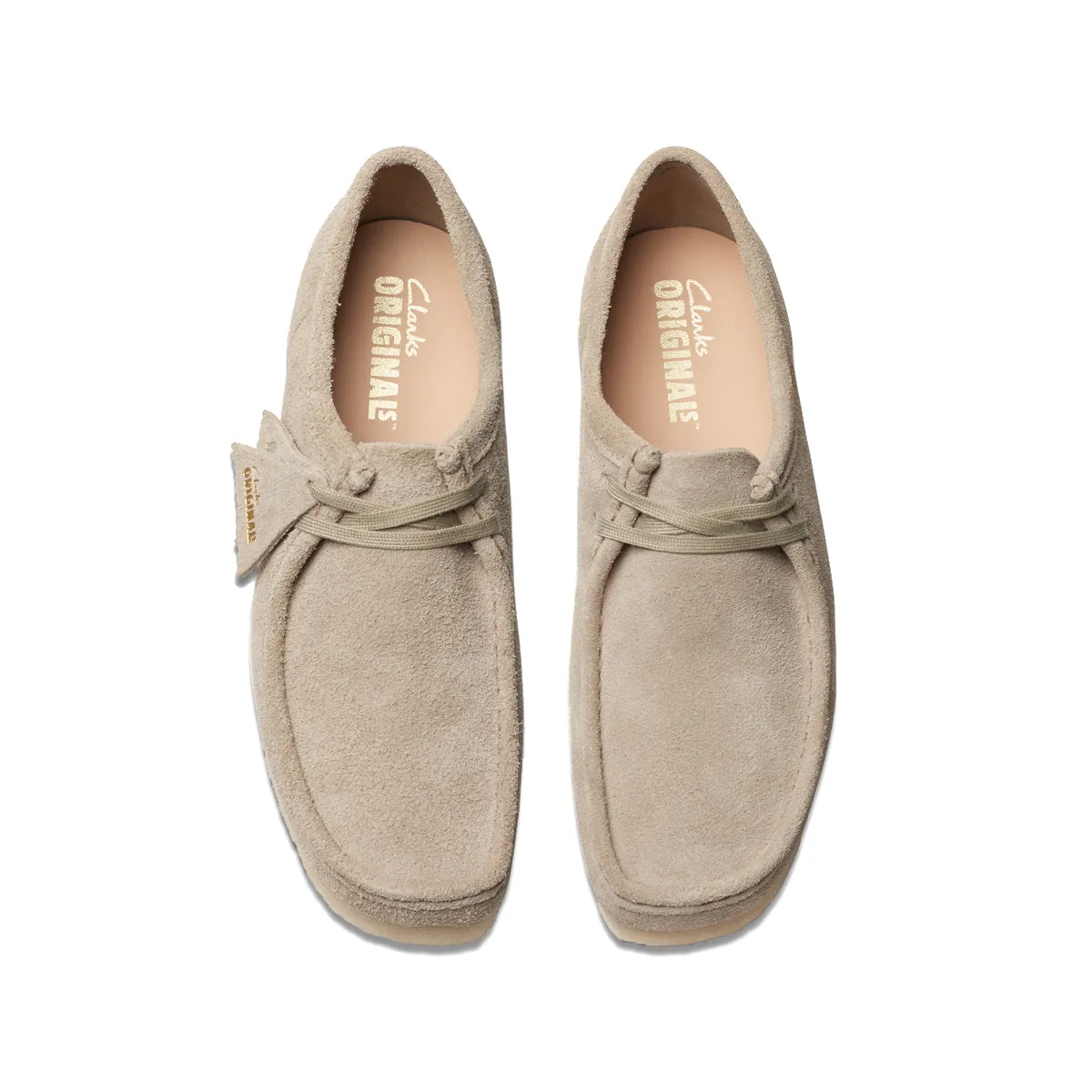 Clarks - Scarpa Wallabee Pale Grey Suede - 26175711 - PALE/GREY/SDE