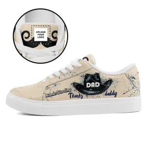 Client Gifts,Personalized Father's Day Sneakers, Custom Dad's Gift Shoes, Gift for Husband Casual Shoes