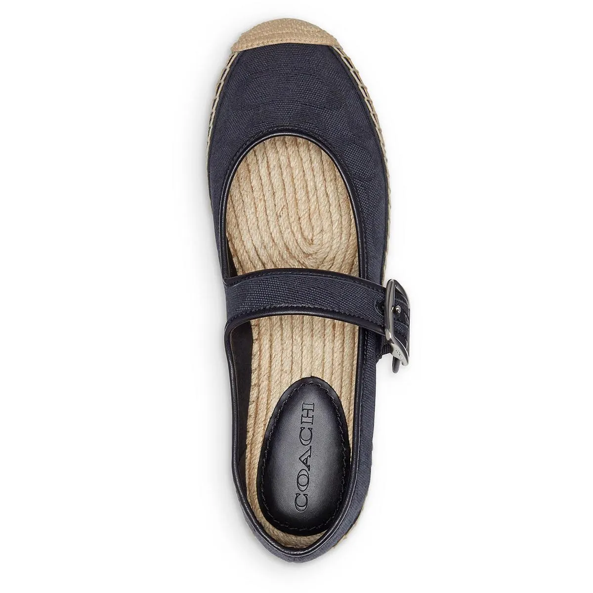 Coach Womens COURTNEY Canvas Flats Espadrilles