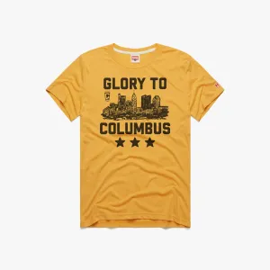 Columbus Crew Glory To Columbus Skyline