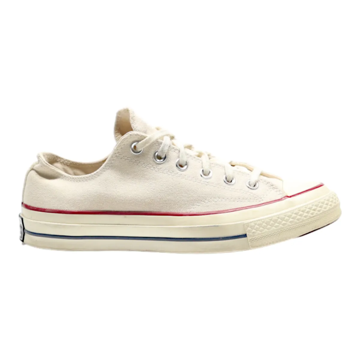 CONVERSE Chuck 70 2019 Low Top Trainers Beige Canvas Womens UK 6.5