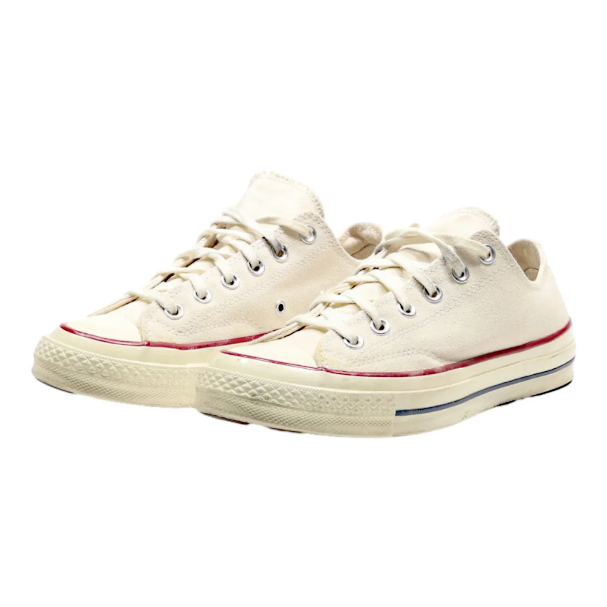 CONVERSE Chuck 70 2019 Low Top Trainers Beige Canvas Womens UK 6.5