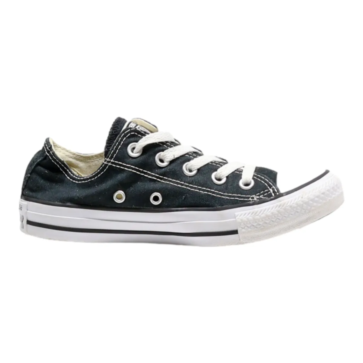 CONVERSE Chuck Taylor All Star 2019 Low Top Trainers Black Canvas Womens UK 3.5