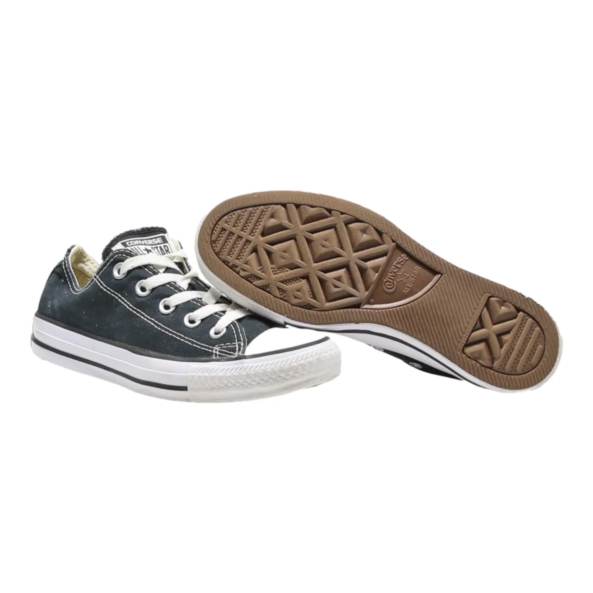 CONVERSE Chuck Taylor All Star 2019 Low Top Trainers Black Canvas Womens UK 3.5