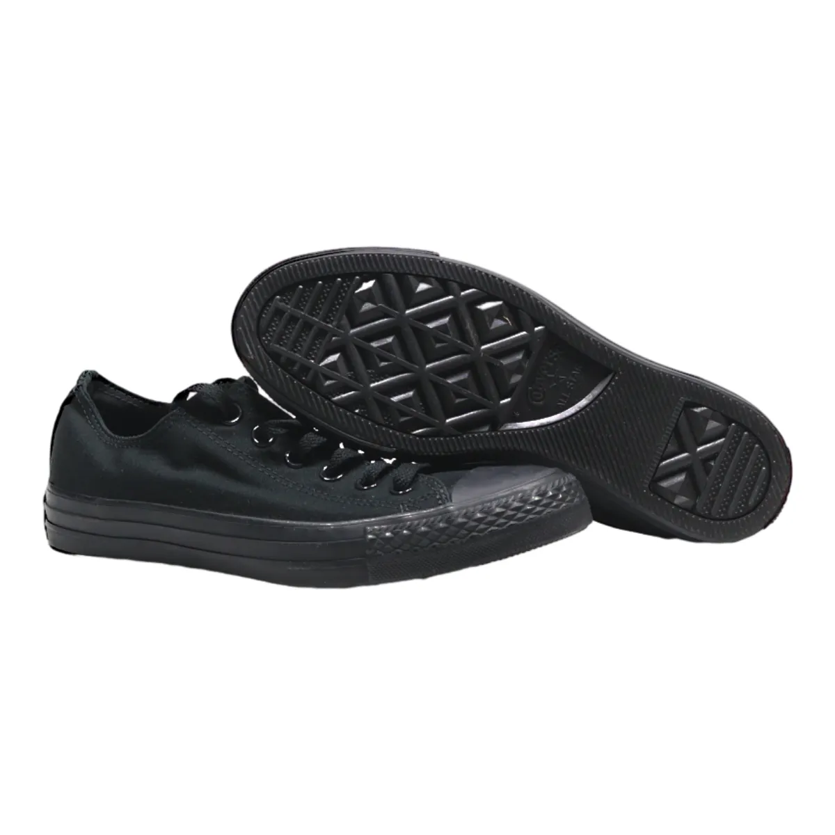 CONVERSE Chuck Taylor All Star Low Top Trainers Black Canvas Womens UK 5.5