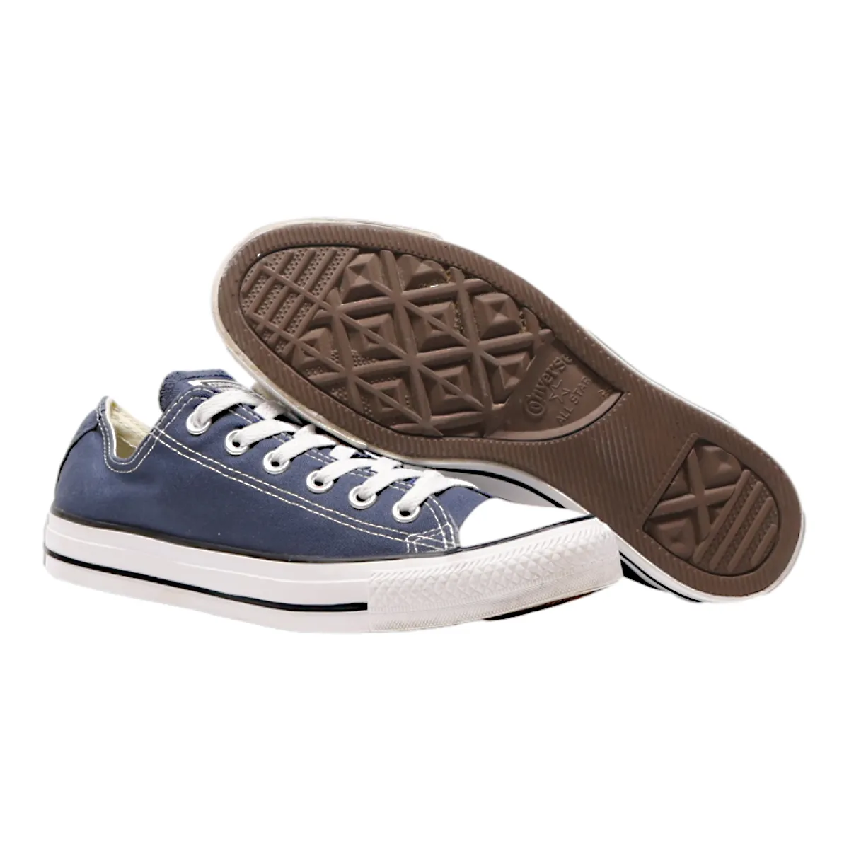 CONVERSE Chuck Taylor All Star Low Top Trainers Blue Canvas Womens UK 6