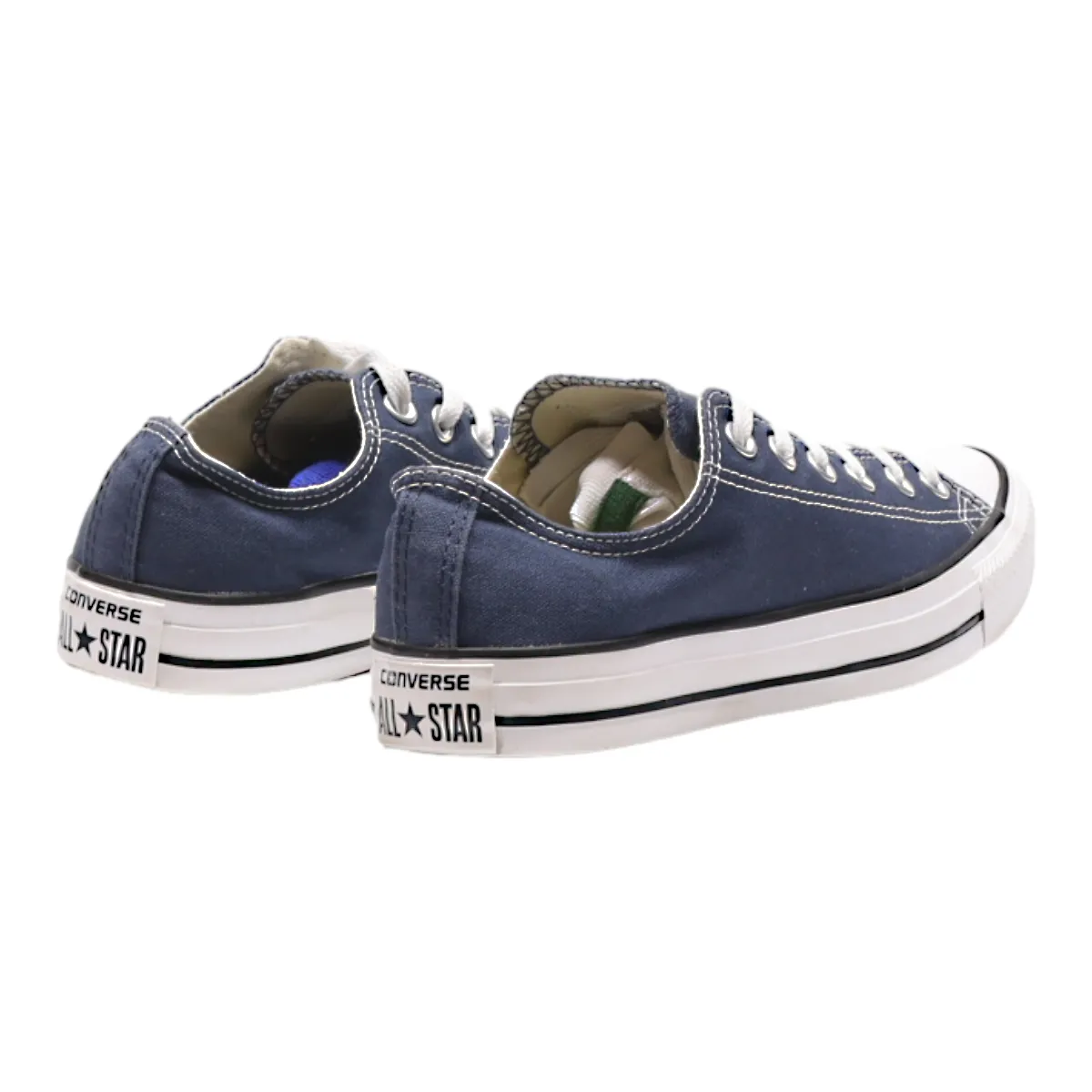 CONVERSE Chuck Taylor All Star Low Top Trainers Blue Canvas Womens UK 6