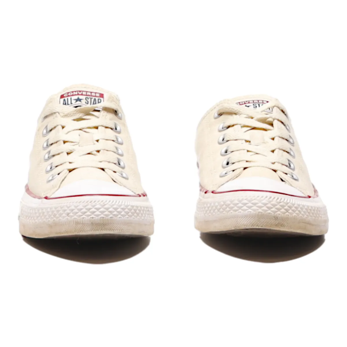 CONVERSE Converse Chuck Taylor All Star Low Top Trainers Beige Canvas Womens UK 7