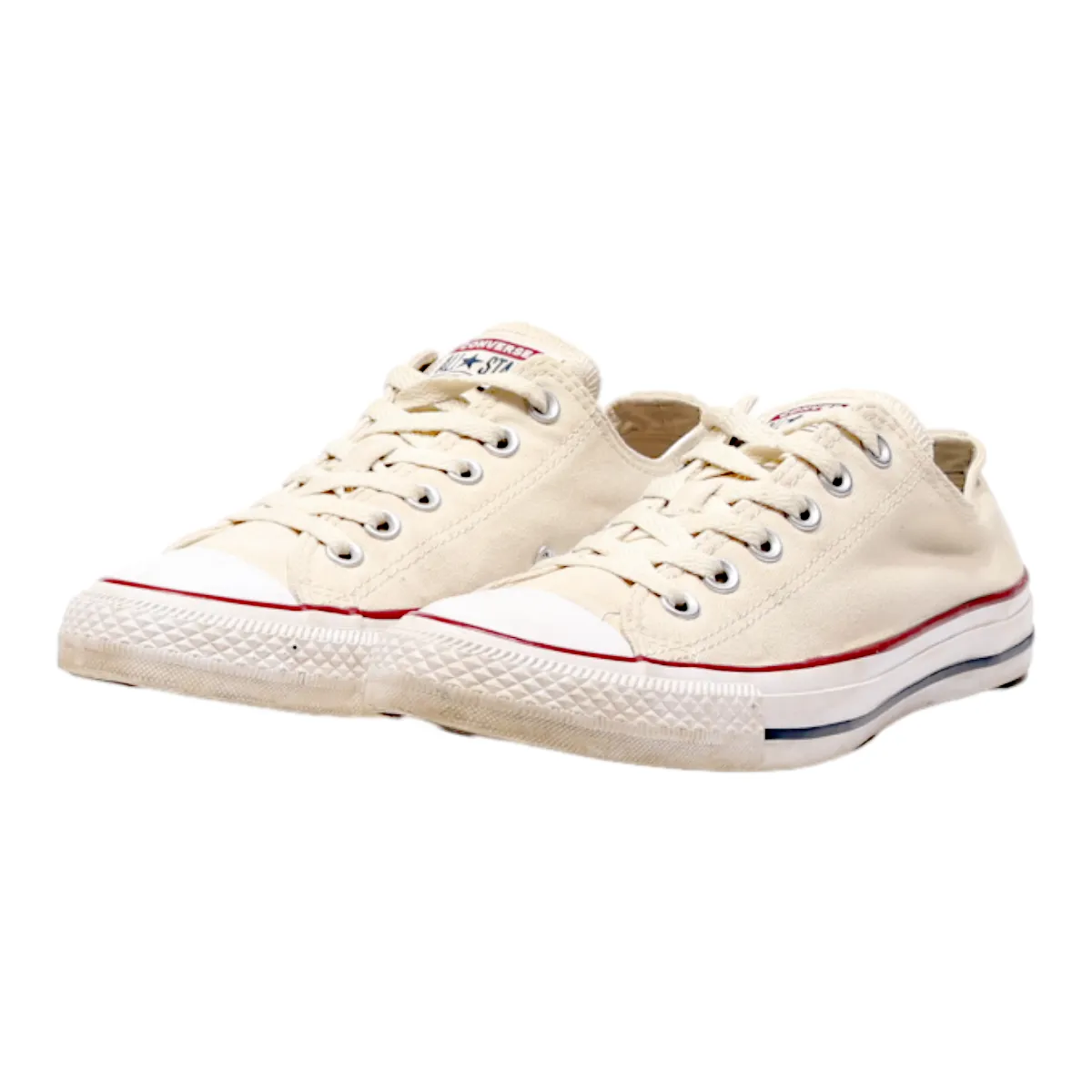 CONVERSE Converse Chuck Taylor All Star Low Top Trainers Beige Canvas Womens UK 7