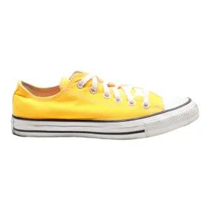 CONVERSE Converse Chuck Taylor All Star Low Top Trainers Yellow Canvas Womens UK 5.5