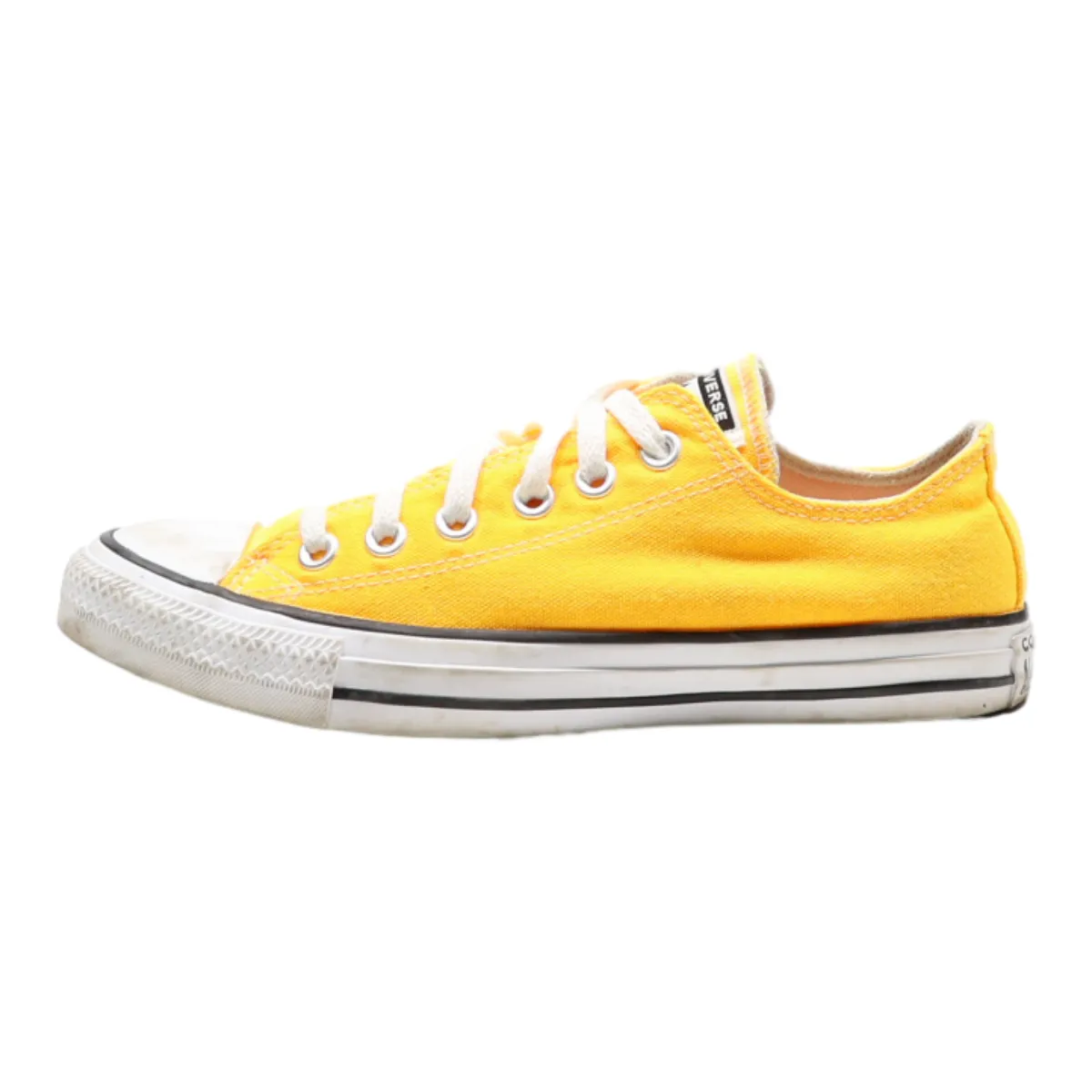 CONVERSE Converse Chuck Taylor All Star Low Top Trainers Yellow Canvas Womens UK 5.5