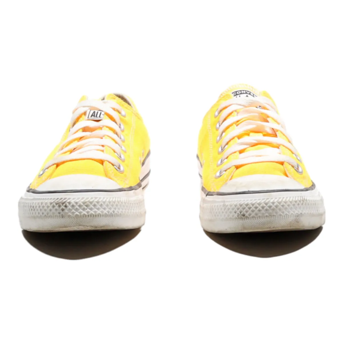 CONVERSE Converse Chuck Taylor All Star Low Top Trainers Yellow Canvas Womens UK 5.5