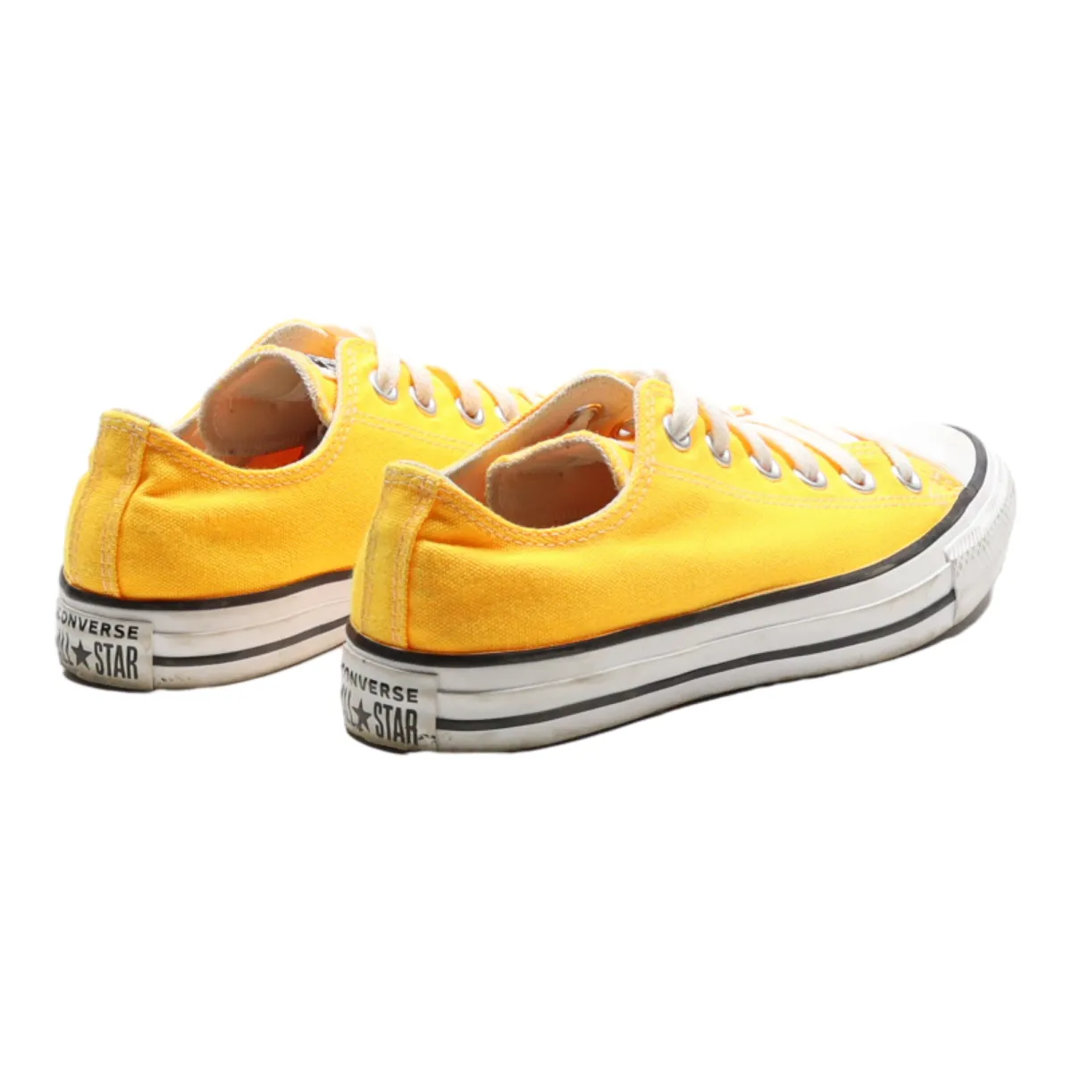 CONVERSE Converse Chuck Taylor All Star Low Top Trainers Yellow Canvas Womens UK 5.5