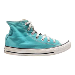 CONVERSE High Top Trainers Blue Canvas Womens UK 5.5