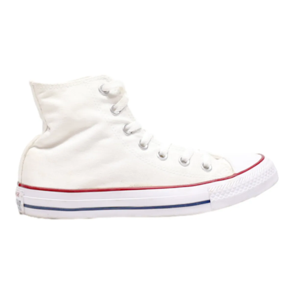 CONVERSE High Top Trainers White Canvas Womens UK 4.5