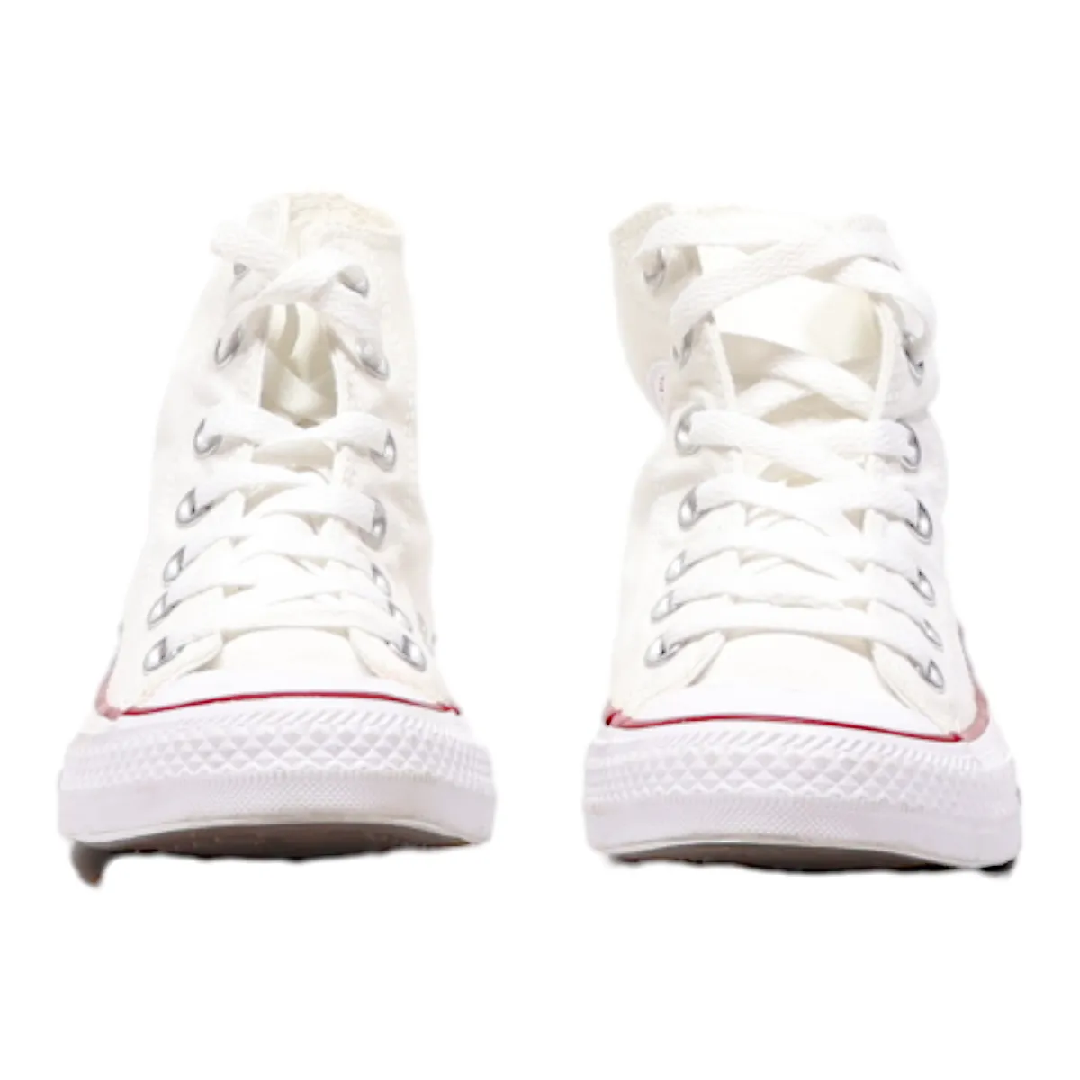 CONVERSE High Top Trainers White Canvas Womens UK 4.5