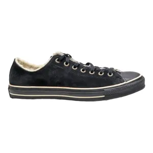 CONVERSE Low Top Trainers Black Canvas Mens UK 10