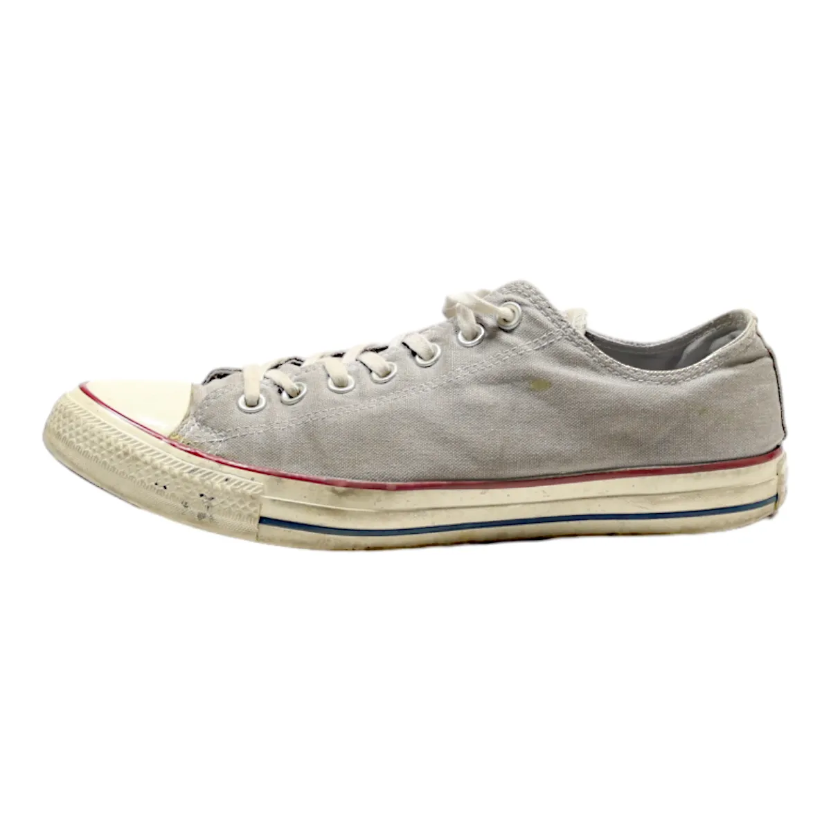 CONVERSE Low Top Trainers Grey Canvas Mens UK 9.5