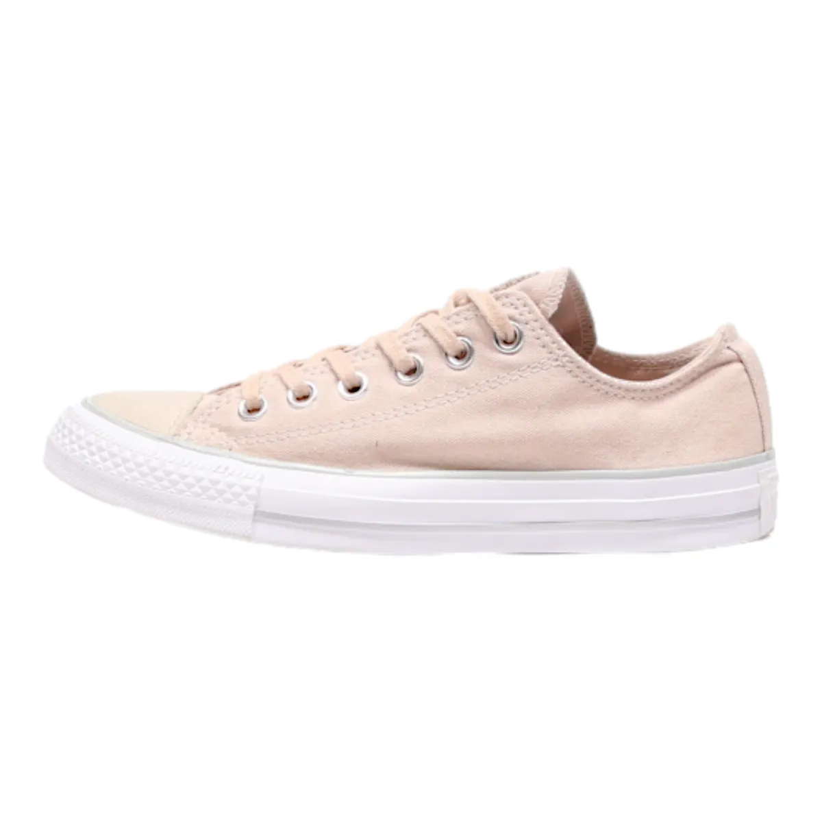 CONVERSE Low Top Trainers Pink Canvas Womens UK 5