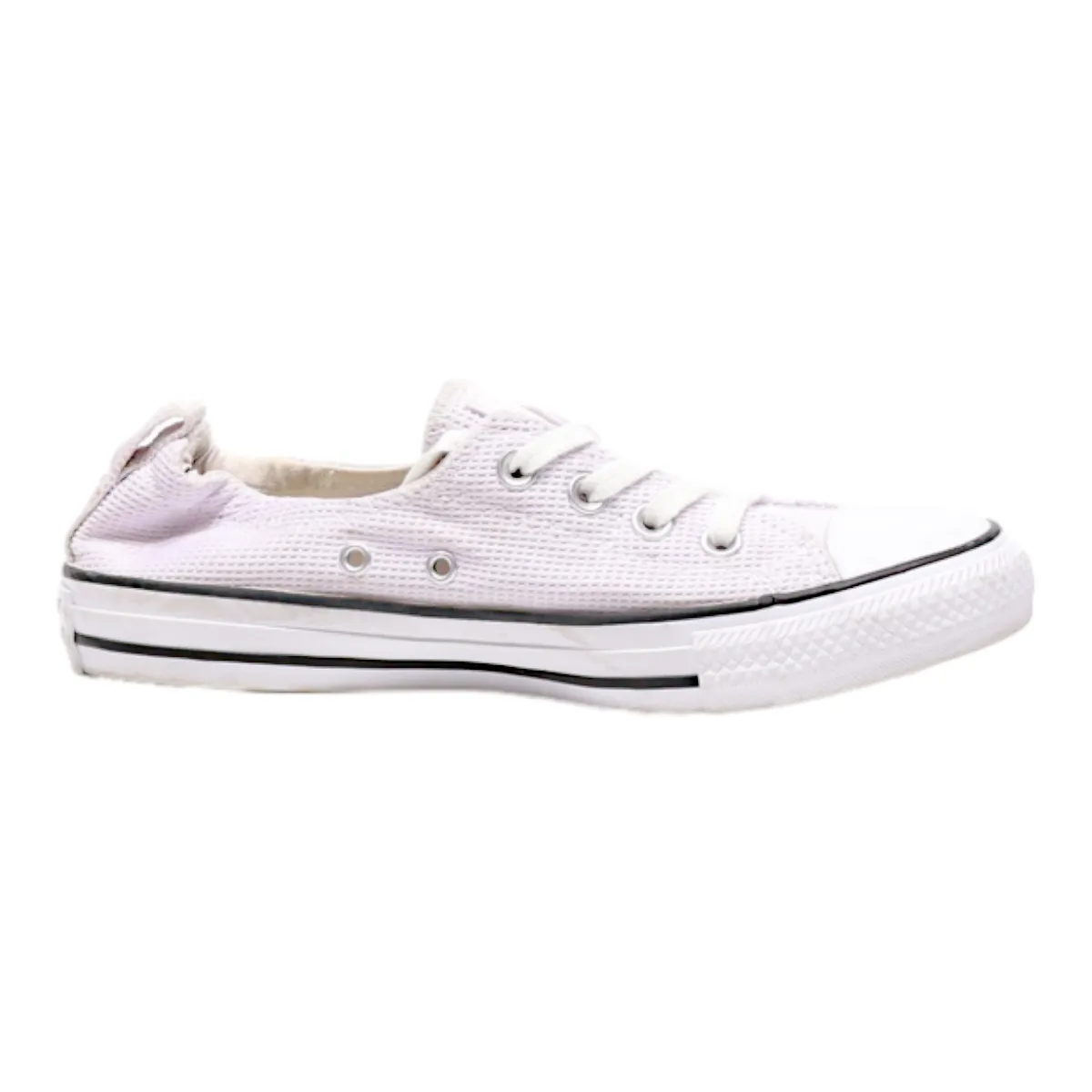 CONVERSE Low Top Trainers Pink Canvas Womens UK 6