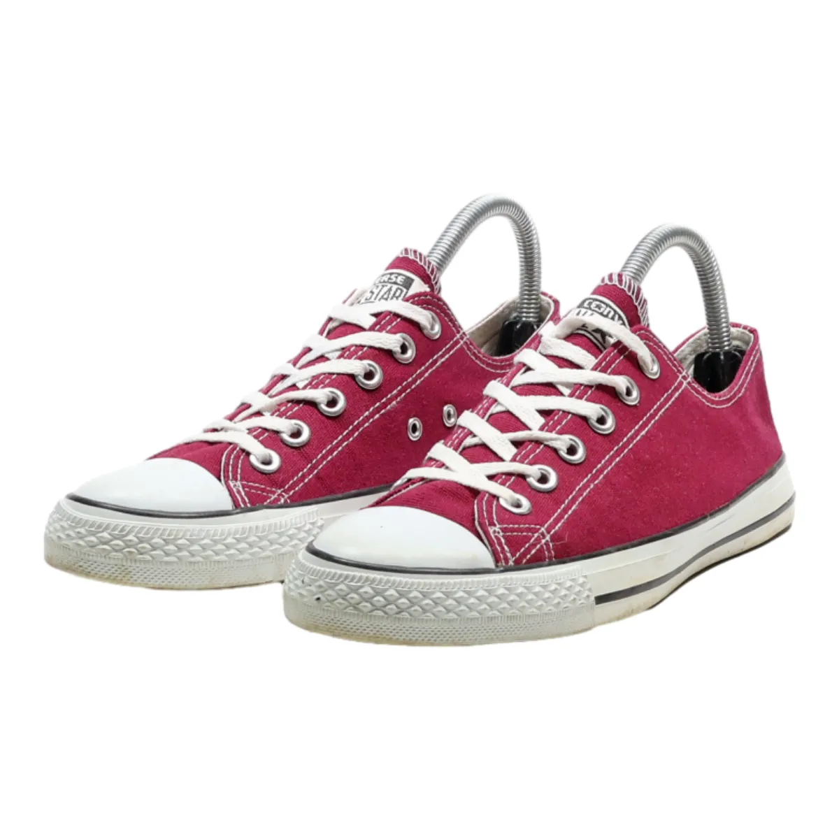 CONVERSE Low Top Trainers Purple Canvas Womens UK 6.5