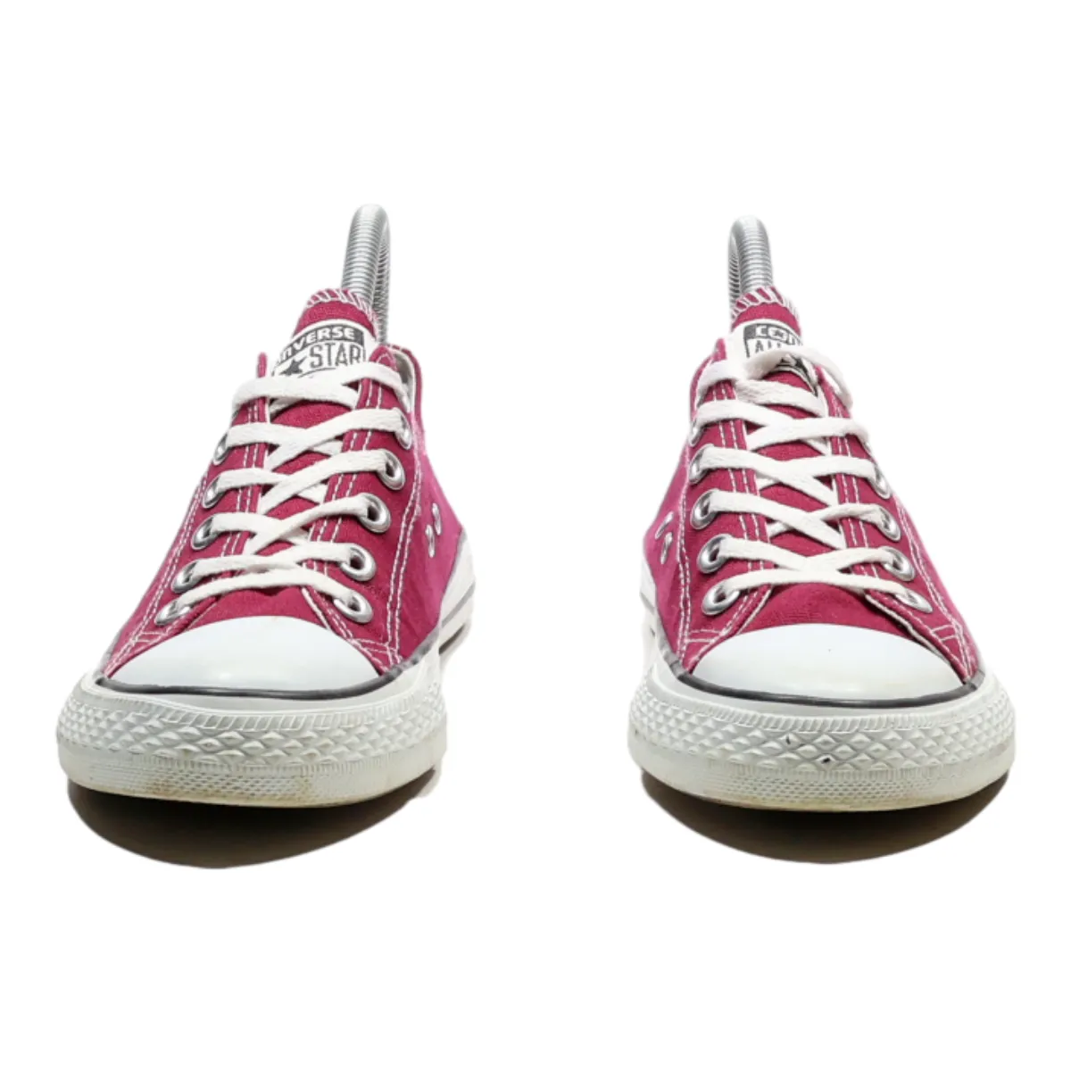 CONVERSE Low Top Trainers Purple Canvas Womens UK 6.5