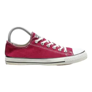 CONVERSE Low Top Trainers Purple Canvas Womens UK 6.5