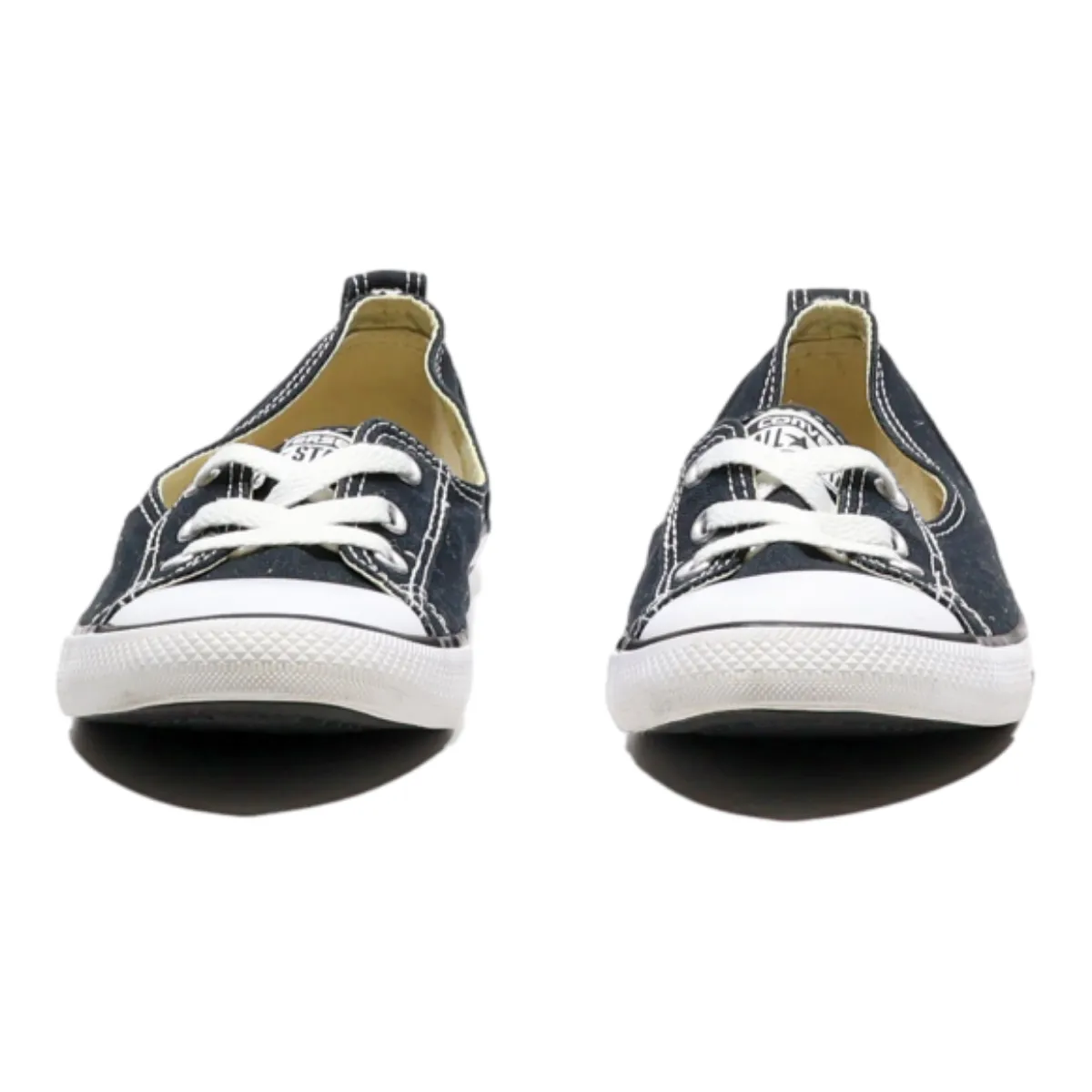 CONVERSE Pump Shoes Black Canvas Womens UK 5.5