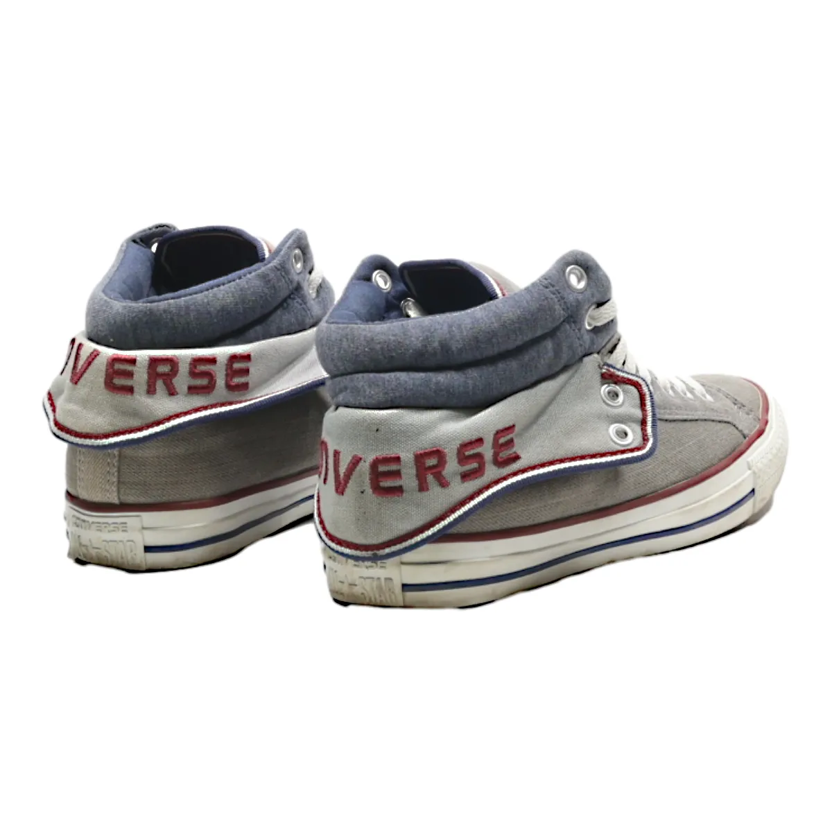 CONVERSE Sneaker Trainers Grey Canvas Mens UK 7.5
