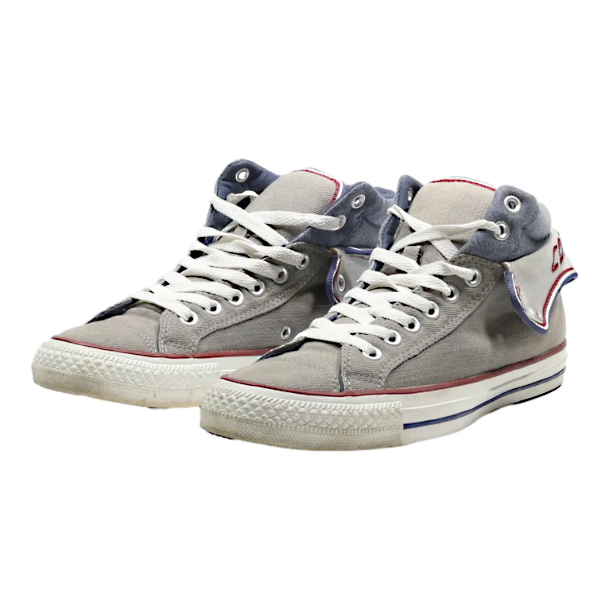 CONVERSE Sneaker Trainers Grey Canvas Mens UK 7.5