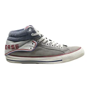 CONVERSE Sneaker Trainers Grey Canvas Mens UK 7.5