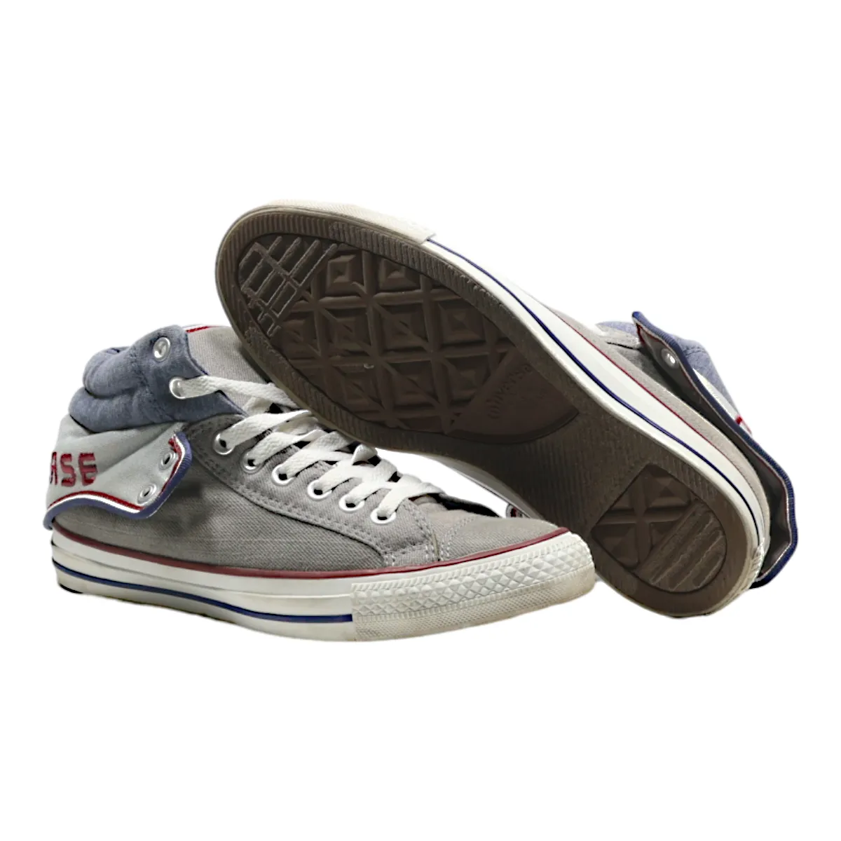 CONVERSE Sneaker Trainers Grey Canvas Mens UK 7.5