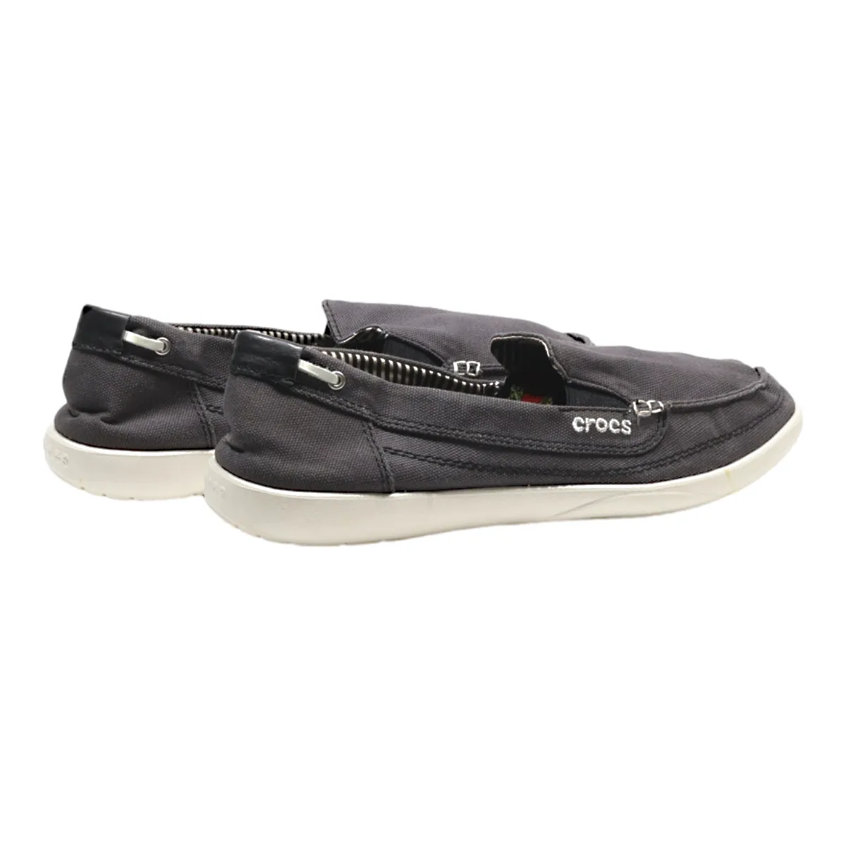 CROCS Pump Shoes Black Canvas Womens UK 9