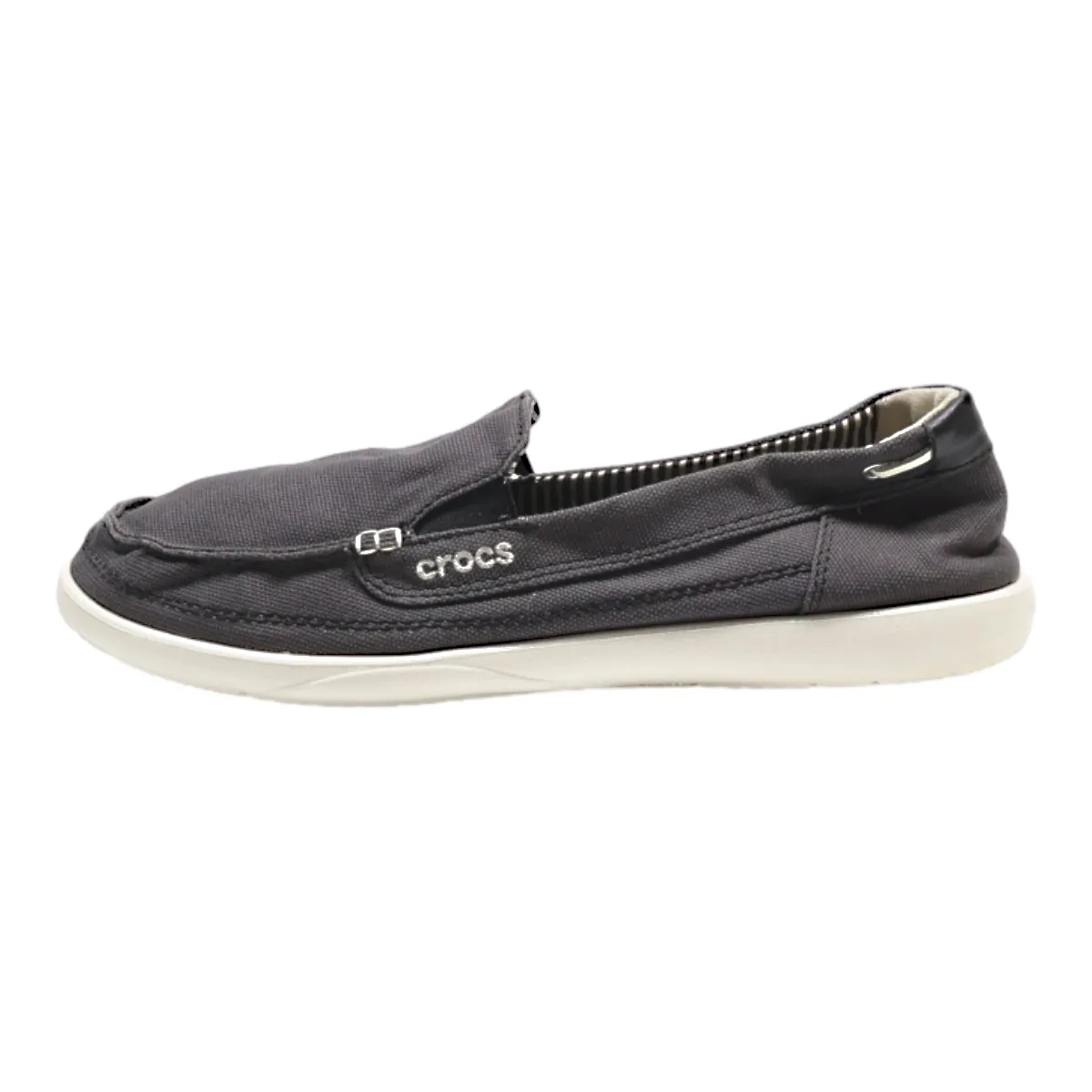 CROCS Pump Shoes Black Canvas Womens UK 9