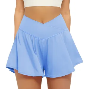 Crossover Flowy Athletic Shorts – Comfortable and Quick-Drying Design
